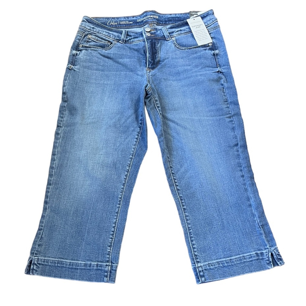 Denver Hayes Curvy Tech Curvy Fit Denim Capris